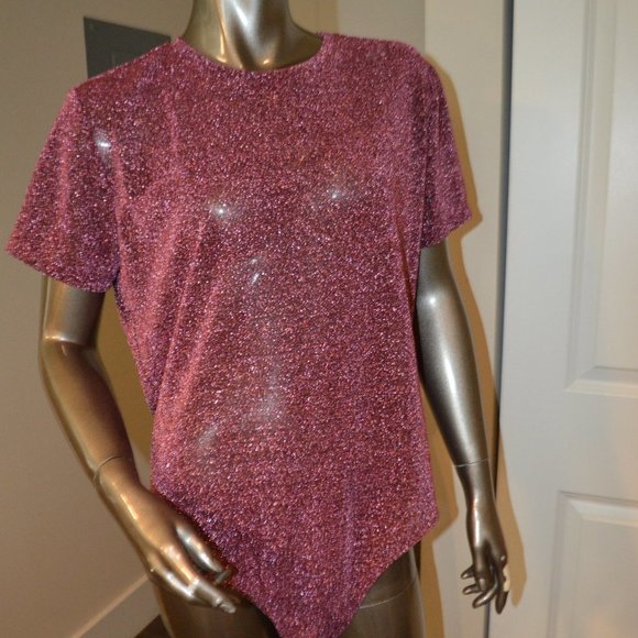 ALIX NYC Essex Metallic Stretch-Knit Bodys… - Picture 4 of 7